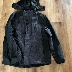 ZeroXposur Black and Gray Performance Jacket